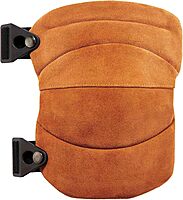 Ergodyne ProFlex 230LTR Leather Knee Pads, Heavy Duty, One Size, Brown