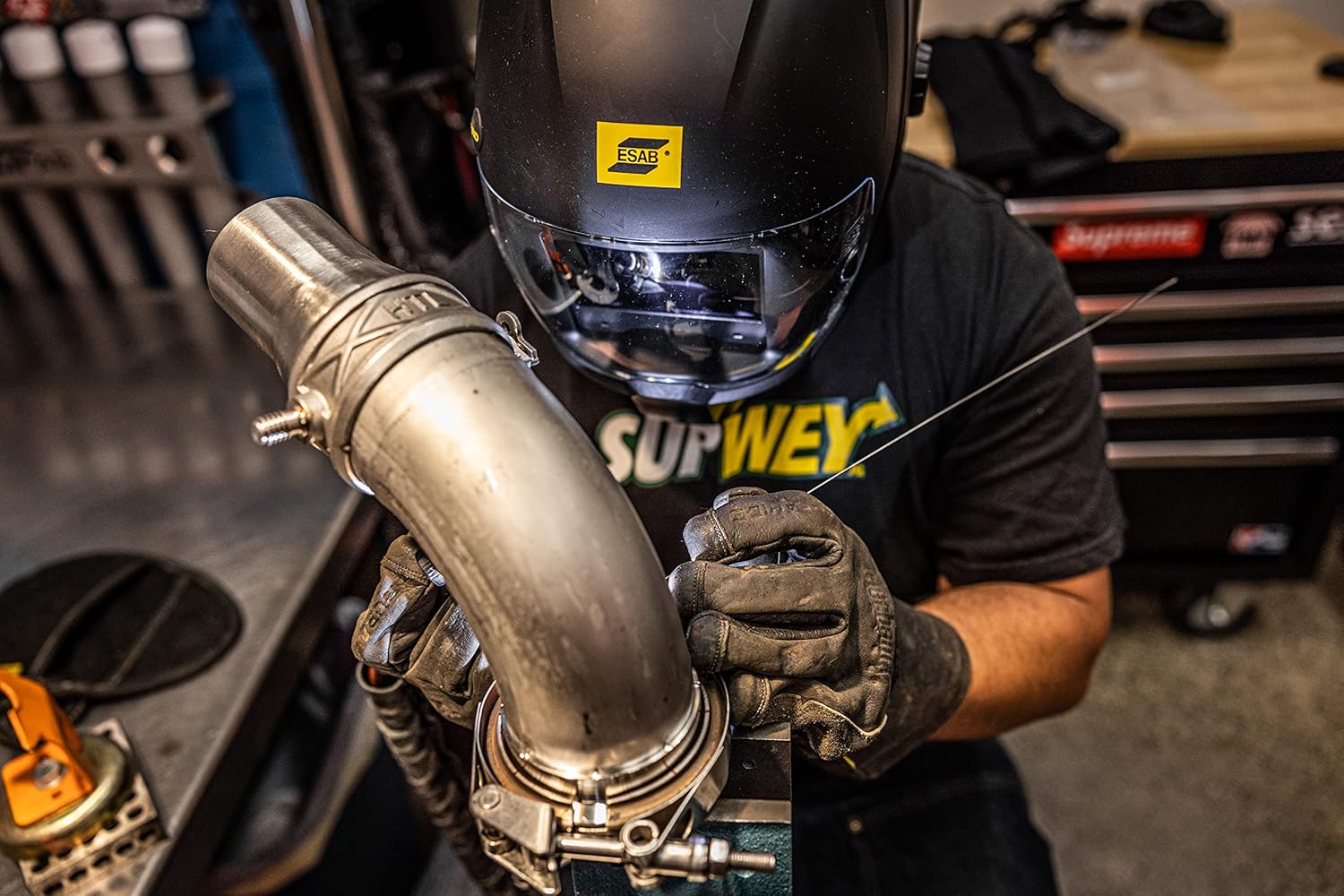 Mechanix Wear Cascade Welding Gloves, Durahide Cow Leather