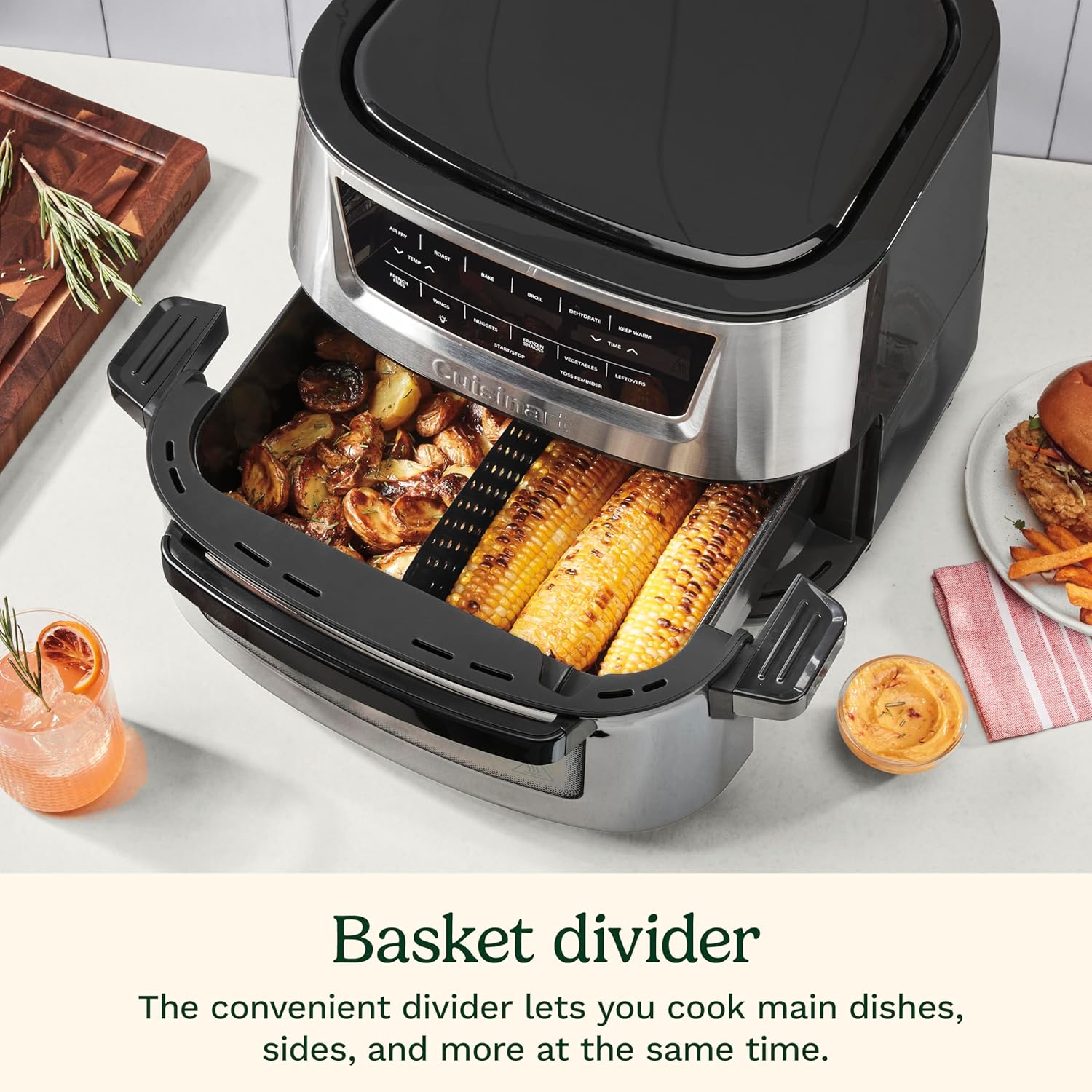 Cuisinart Air Fryer Basket with Window and Presets