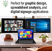 C2G 54292 USB Powered 4K 2-Port Mini DisplayPort to HDMI MST Hub Monitor Splitter, Black