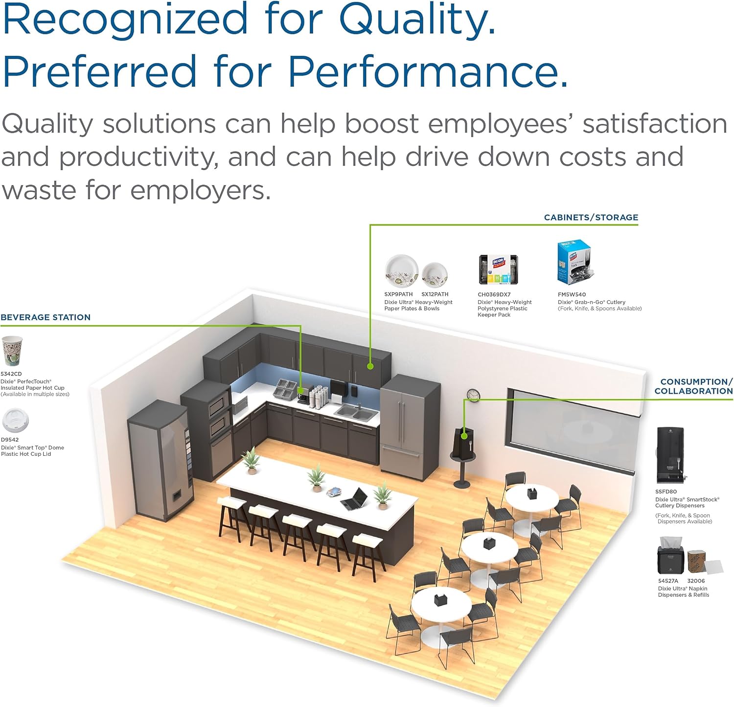 Dixie PerfecTouch Insulated Paper Hot Cups, 16 oz, Coffee Haze Design - 50 Count