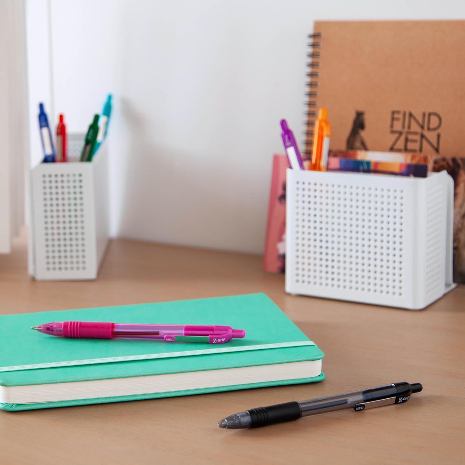 Zebra Pen Z-Grip Retractable Ballpoint Pen, Medium Point 1.0 mm