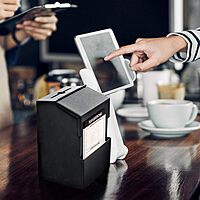 Mail Boss Locking Steel Suggestion Box (9.5" H x 7" W x 6" D) - Black