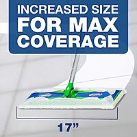 Swiffer Max Dry Cloth Refills - 17.9 x 10, White, 16/Box