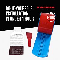 MEGAWARE KEELGUARD Self-Adhesive DIY Keel Guard 5-Inch Wide (9 Standard Lengths, 11 Colors)