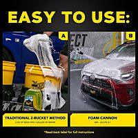 Meguiar's Hybrid Ceramic Wash & Wax - Sophisticated Car Wash Gently Cleans and Adds Shine and Slickness While Boosting Paint