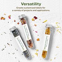 Avery EcoFriendly Matte White Recycled Rectangle Labels, 1" x 1.5", Print-to-The-Edge, Matte White Labels, Permanent Adhesive, Laser/Inkjet Printable, 320 Total