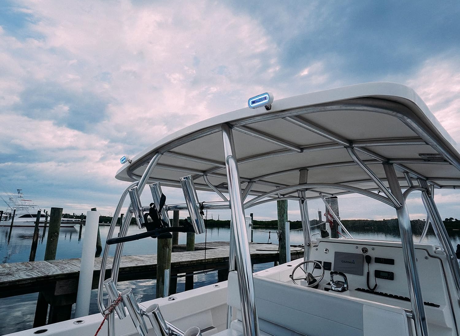 RIGID Industries SR-L Series Marine 20" White LED Lightbar - White Light w/Red Halo