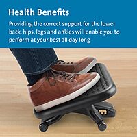 Kensington Sole Massager Exercising Footrest - Tilt - Gray