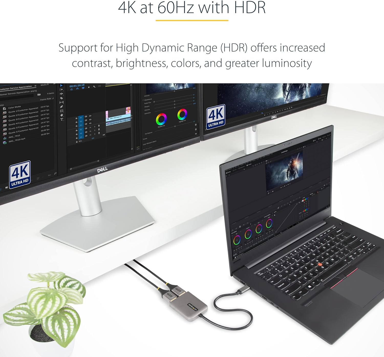 StarTech.com USB-C Multi-Monitor DisplayPort 1.4 MST Hub