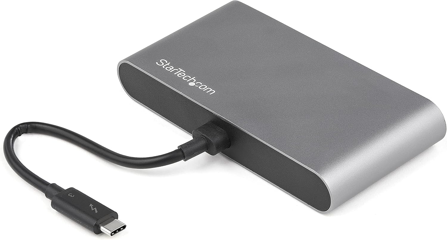 StarTech.com Thunderbolt 3 Mini Dock - Portable Dual Monitor Docking Station