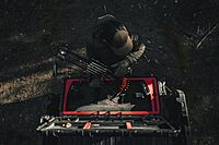 NANUK 991 Bow Case with Automatic Pressure Release Valve and PowerClaw Superior Latching System for Transporting and Storing Bows and Archery Equipment (Black)