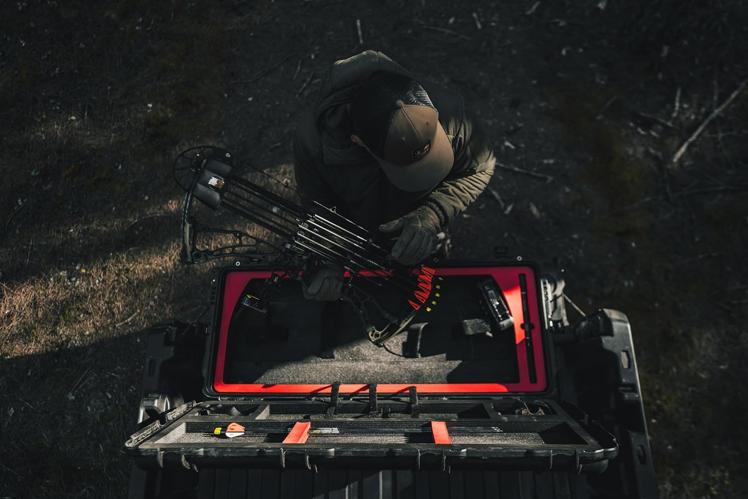 NANUK 991 Bow Case with Automatic Pressure Release Valve and PowerClaw Superior Latching System for Transporting and Storing