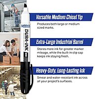 Markal Dura-Ink 55 Medium Chisel Permanent Ink Marker