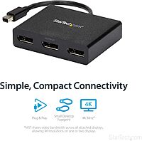 StarTech.com Mini DisplayPort to DisplayPort MST Hub
