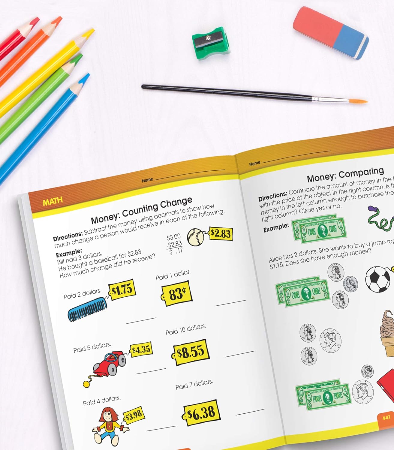Carson Dellosa Comprehensive Curriculum of Basic Skills 3rd Grade Workbook, Reading Comprehension, Language Arts, Spelling
