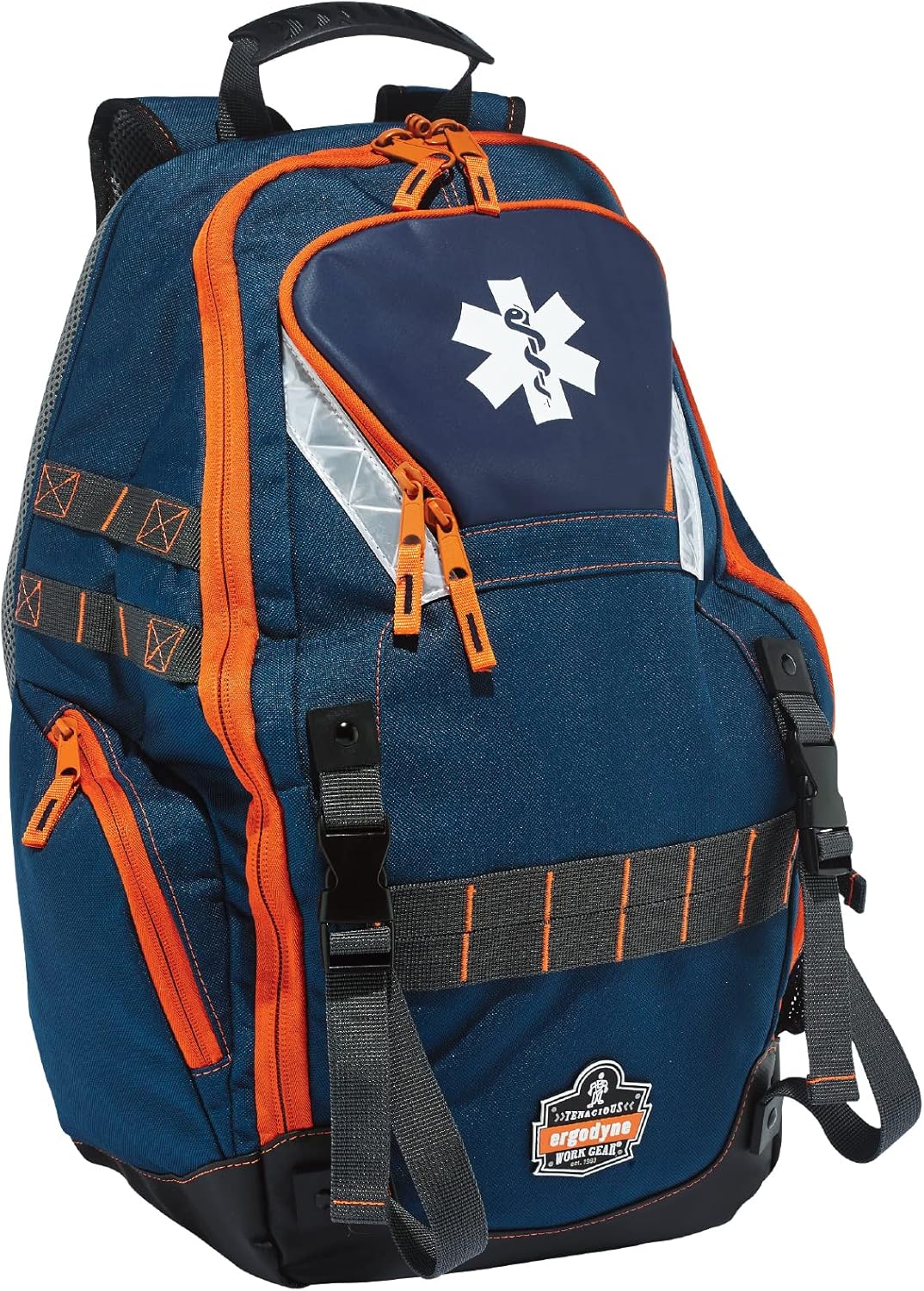 Ergodyne Arsenal 5244 Medic First Responder Trauma Backpack Jump Bag for EMS, Police, Firefighters, Blue Ems Bag