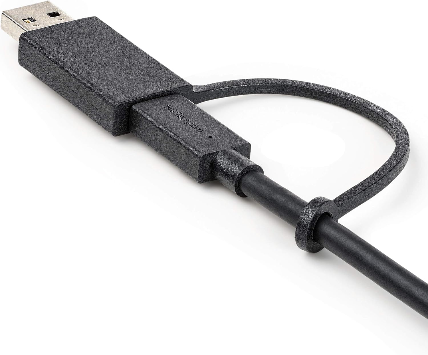 StarTech.com 3ft/1m USB-C Cable with USB-A Adapter Dongle, USB-C to C (10Gbps/PD), USB-A to C (5Gbps)