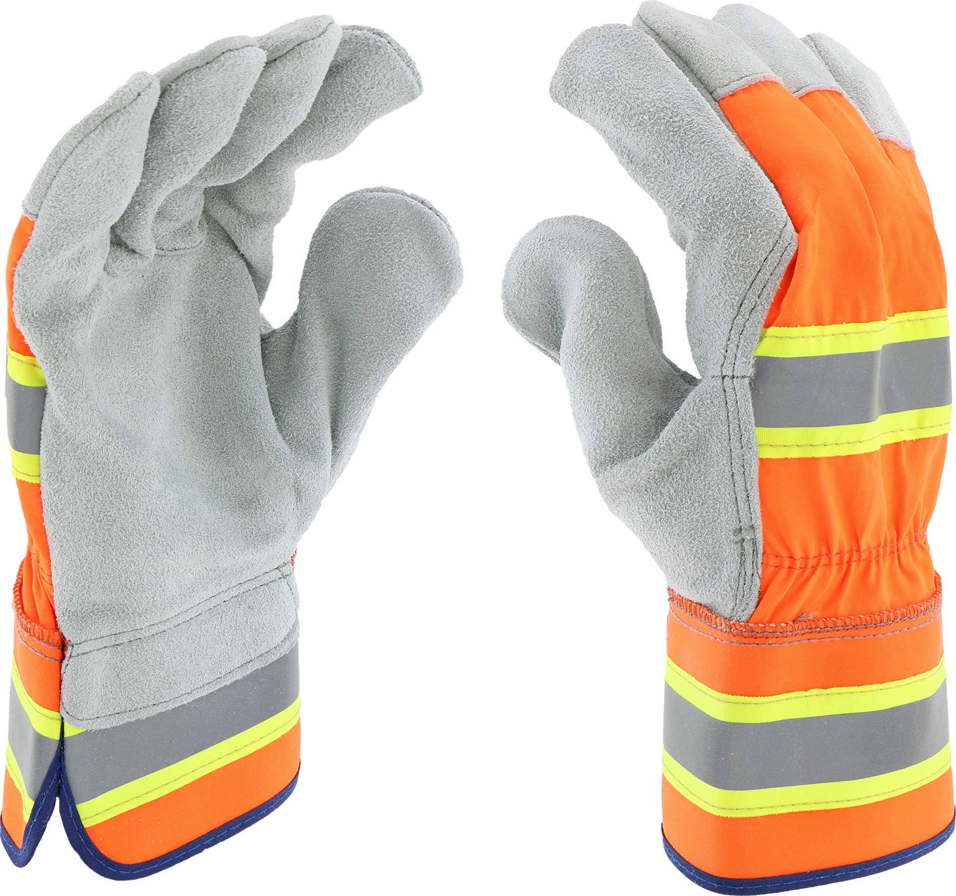 PIP West Chester 984K Cowhide Leather Driver Gloves - High Visibility