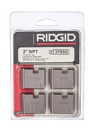 RIDGID 37850 Pipe Thread Die, 2", Alloy, 4 Pc, Silver