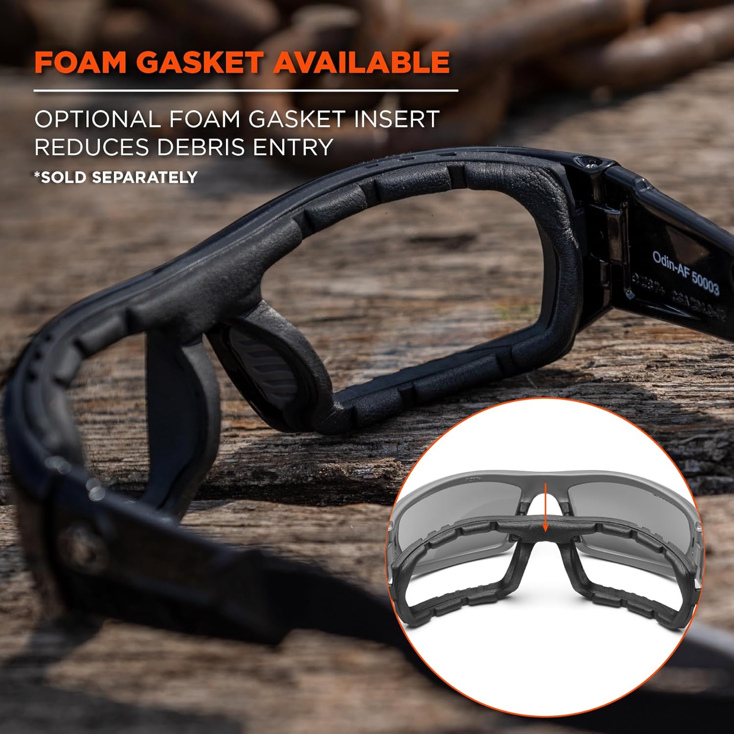 ERGODYNE Skullerz Odin Polarized Safety Sunglasses