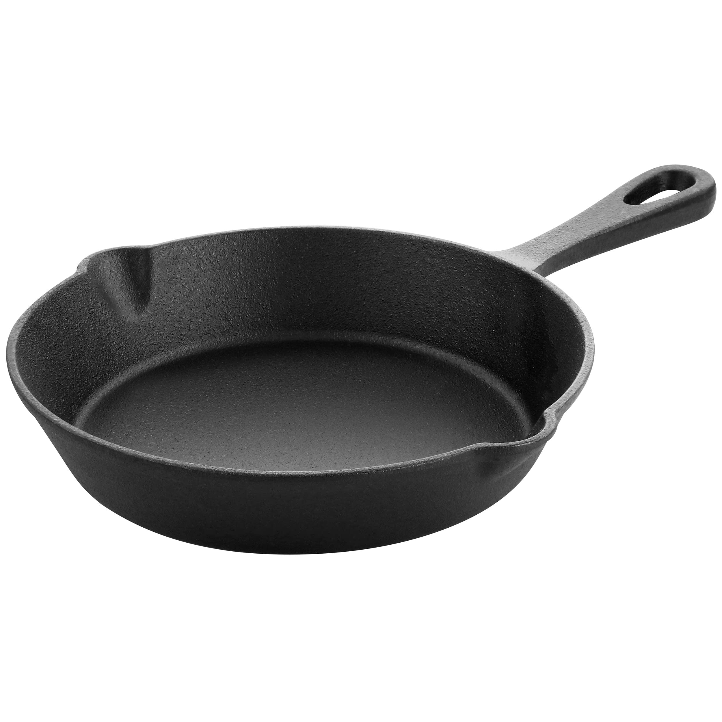 MegaChef Pre-Seasoned Round Cast Iron Frying Pan
