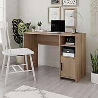 Sauder Beginnings Small Study Desk for Bedroom, Computer Desk for Small Spaces
