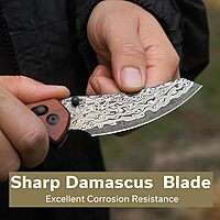 CIVIVI Sixgill Folding Pocket Knife for EDC, 3.41'' Blade