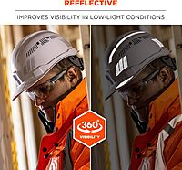 Ergodyne Skullerz 8961 Reflective Hard Hat Sticker Kit