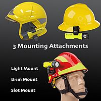 Nightstick XPP-5418GX-K01 Intrinsically Safe Flashlight Kit w/Helmet Mounts-3 AA (not Included) -Green-UL913 / ATEX, Multicolor