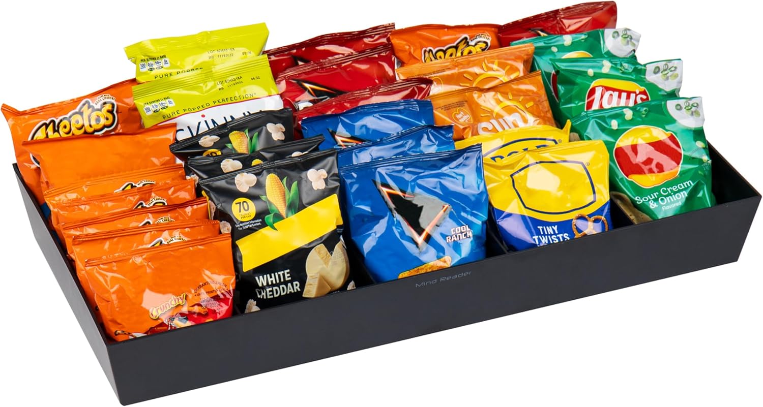 MIND READER Snack Tray Countertop Organizer