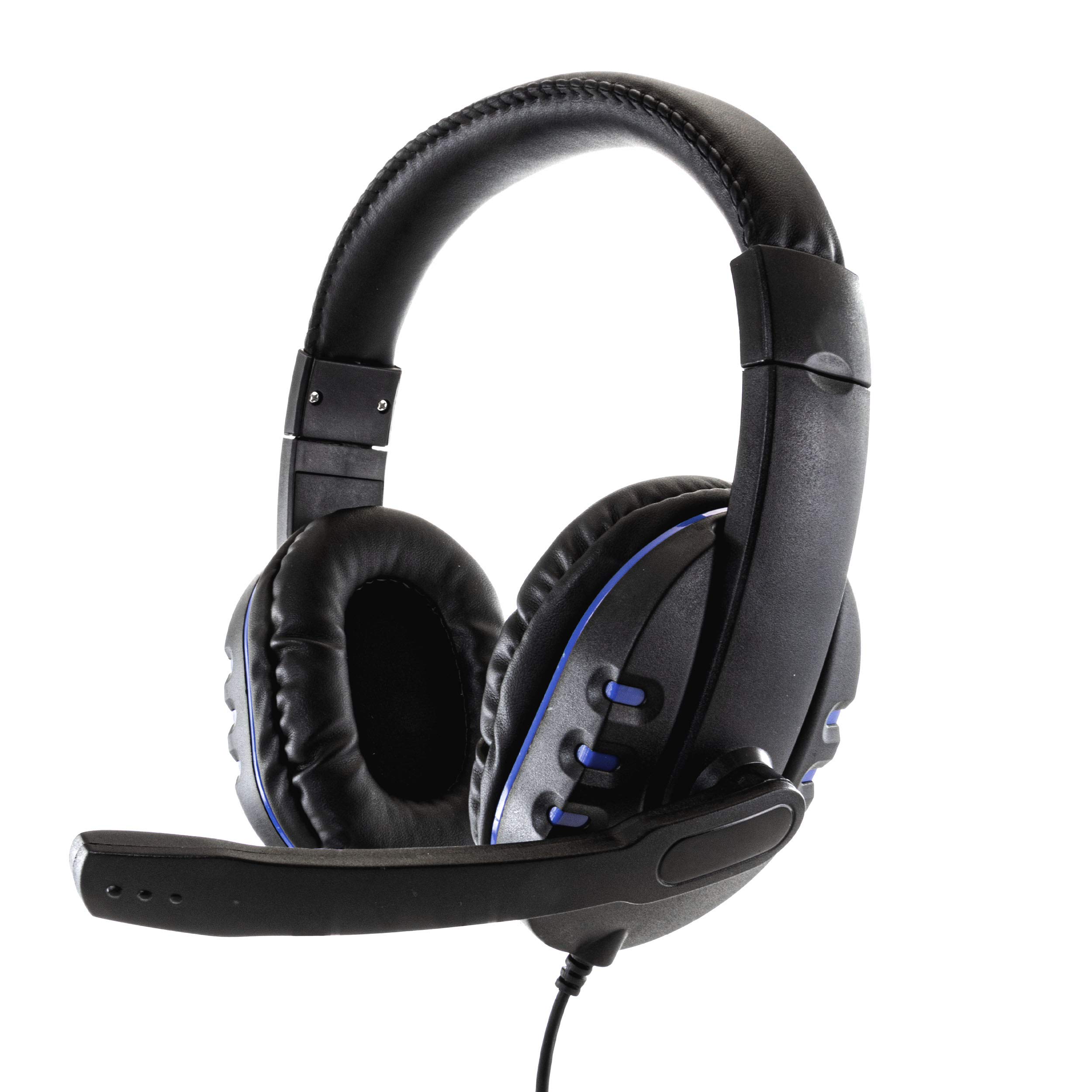 GameFitz Wired Stereo Gaming Headset For PS4, XB1 And Nintendo Switch, Black