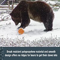 SABRE Frontiersman Bear Safe Food Storage Container, 11.86-Liter Storage Capacity, Locking Lid, Water and Airtight