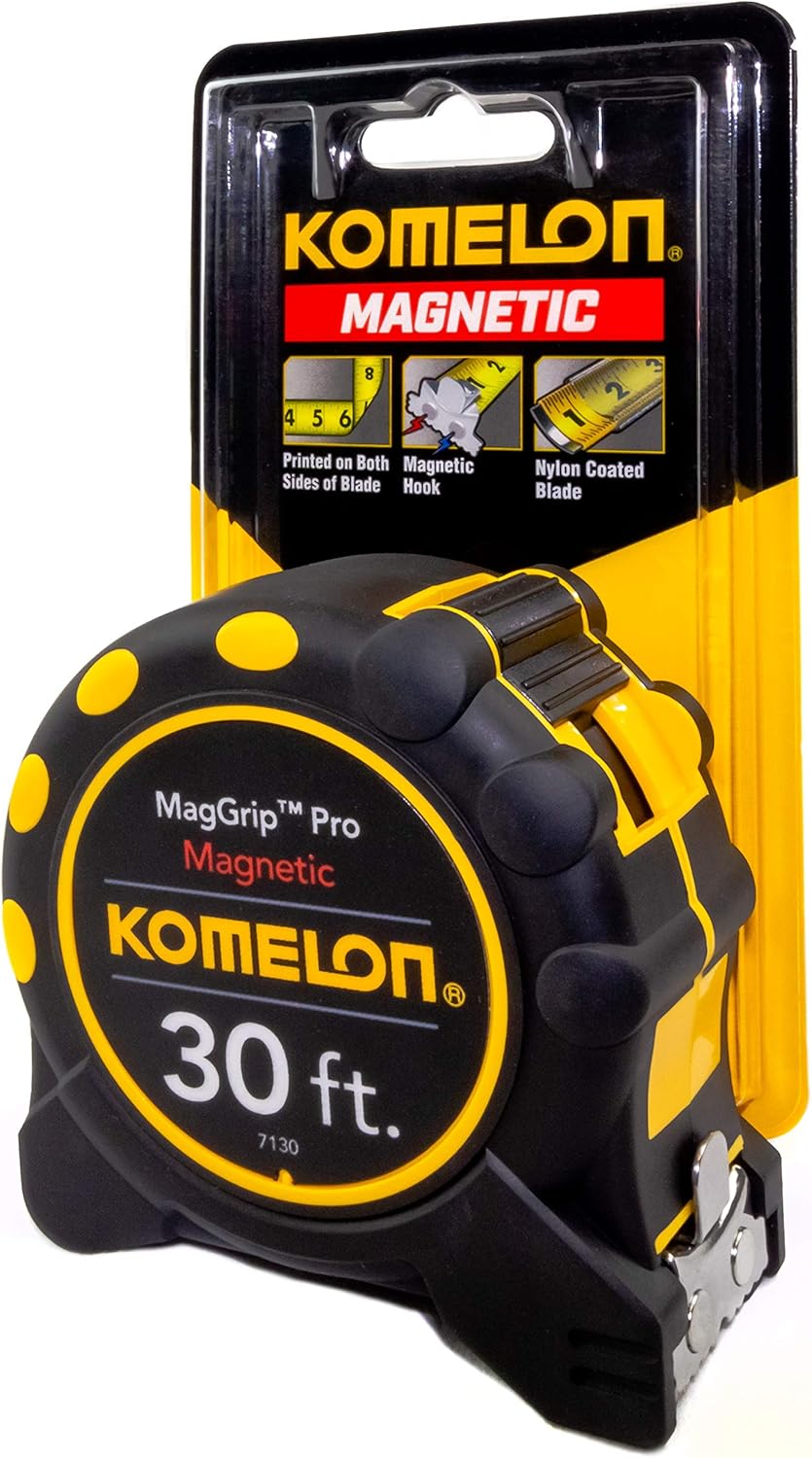 Komelon 7130 Monster Maggrip 30' Measuring Tape with Magnetic End