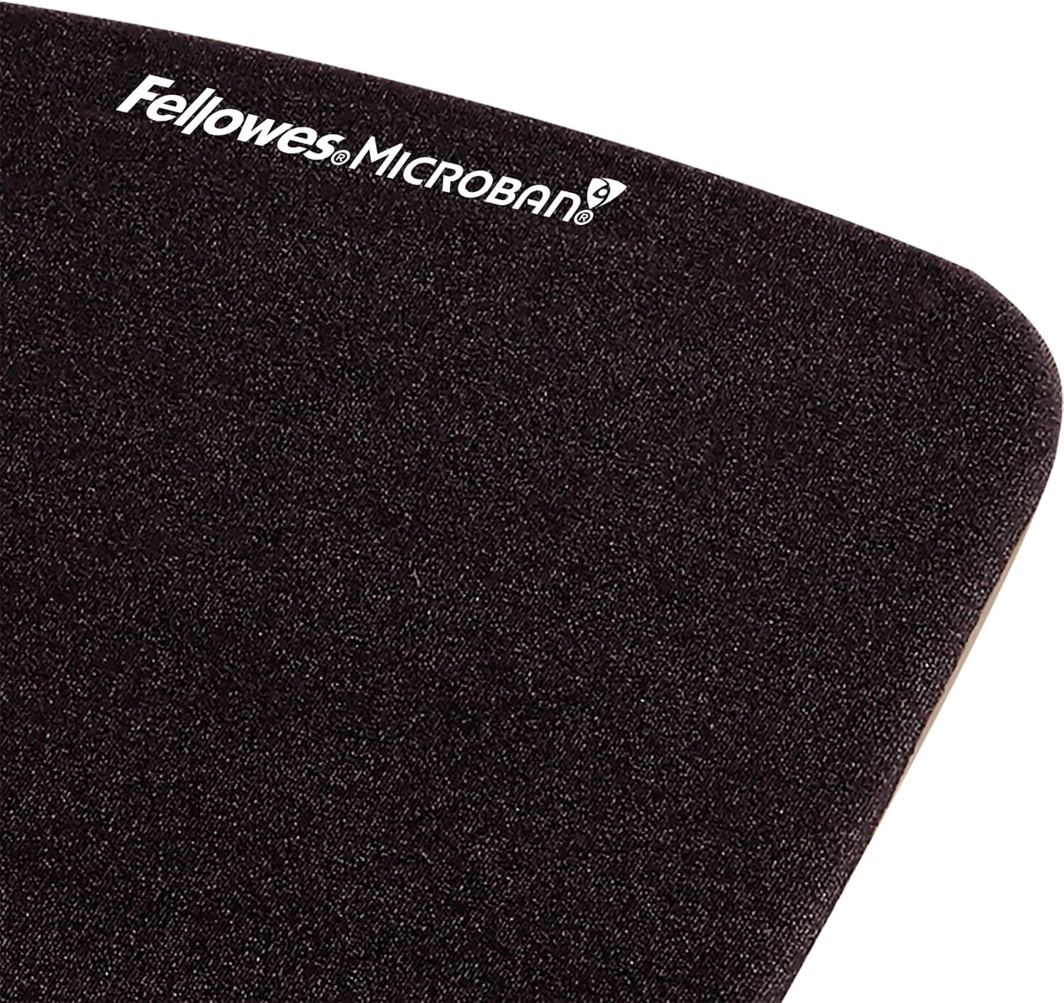 Fellowes® PlushTouch™ Mouse Pad With Wrist Rest, Black