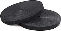 StarTech.com Hook and Loop Roll - Cut-to-Size Reusable Cable Ties - Black