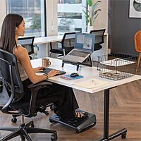 Fellowes Photo Gel Mouse Pad with Wrist Rest and MICROBAN