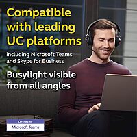 Jabra Evolve2 65 - USB-A MS Teams Stereo with Charging Stand - Black Wireless Headset/Music Headphones