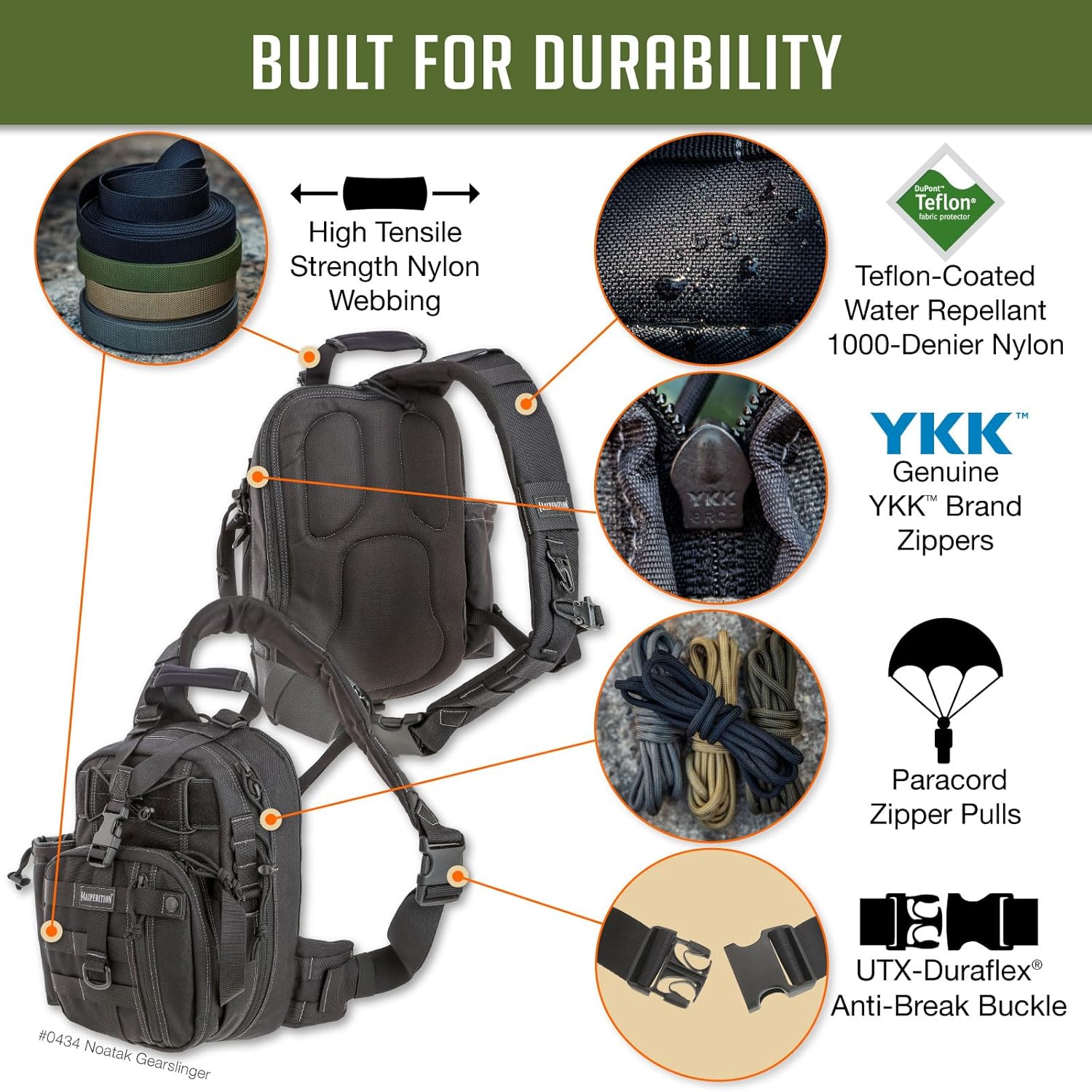 Maxpedition Noatak Gearslinger Black