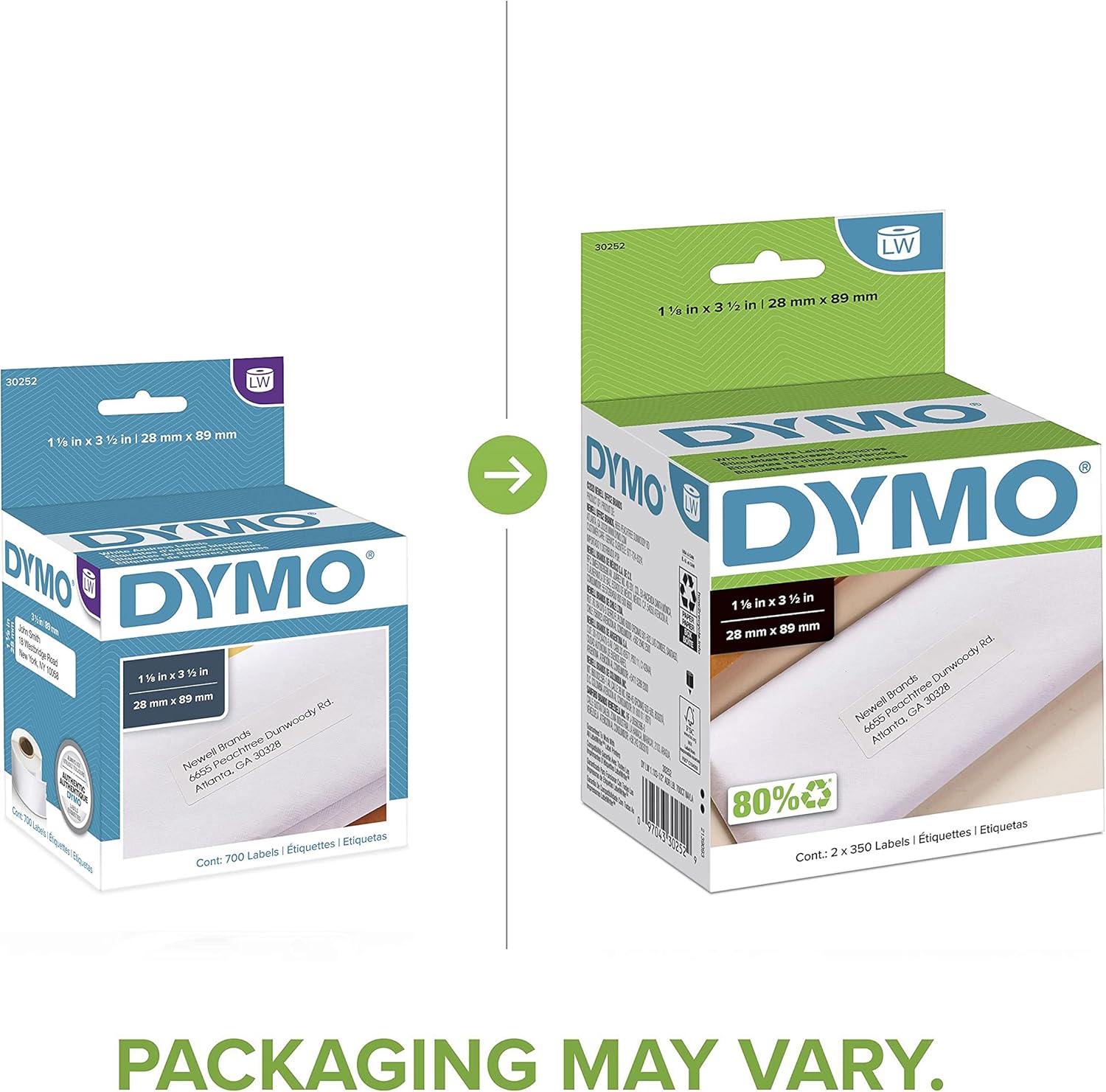 DYMO LW White Address Labels for LabelWriter Printers