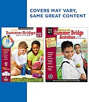 Summer Bridge Activities 6th to 7th Grade Workbooks All Subjects, Middle School Books With Math, Reading Comprehension