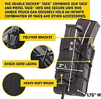 HIGH SPEED GEAR Double Decker TACO Pouch Double Stack Magazine Holster