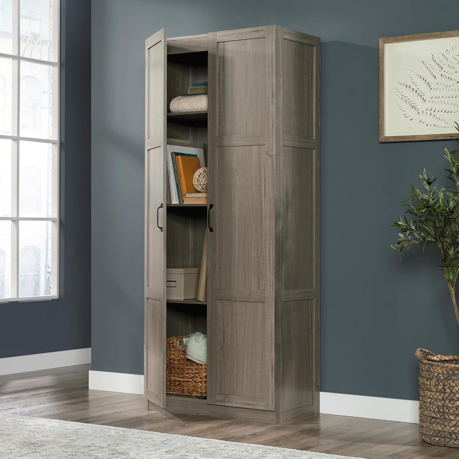 Sauder Select Storage Cabinet with Adjustable Shelves
