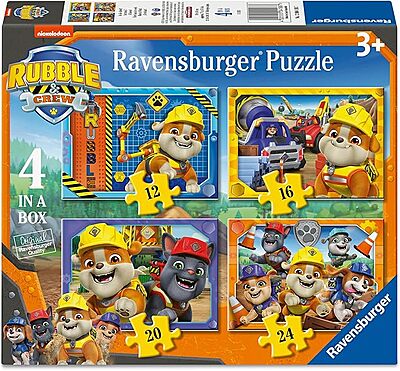 Rubble & Crew 4 in a Box Jigsaw Puzzles