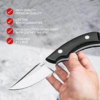 Boker Magnum 02MB565 Giant Bowie Knife with 8.13 Inch 440 Stainless Steel Blade