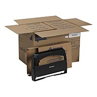 Safe-T-Gard 1/2 Fold Toilet Seat Cover Dispenser by GP PRO (Georgia-Pacific); Black; 57748; 16.375" W x 2.500" D x 11.750" H