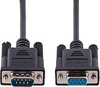 StarTech.com 3m RS232 Serial Null Modem Cable, Crossover Serial Cable withAl-Mylar Shielding