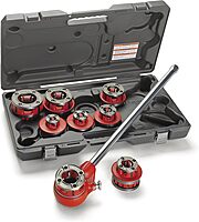 RIDGID 36475 Model 12-R Exposed Ratchet Pipe Threader Set with Carrying Case Small
