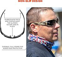 ERGODYNE Skullerz Odin Polarized Safety Sunglasses