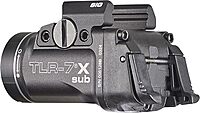 Streamlight 69406 TLR-7 X sub USB 500-Lumen 5000-Candela Weapon Light Designed Exclusively and Solely for Sig Sauer P365/XL Closed Rail Systems, Includes Mounting Kit, Key, and Multi-Tool, Black